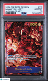 2024 One Piece Op09-Emperors In The New World Monkey D. Luffy Alt Art PSA 10