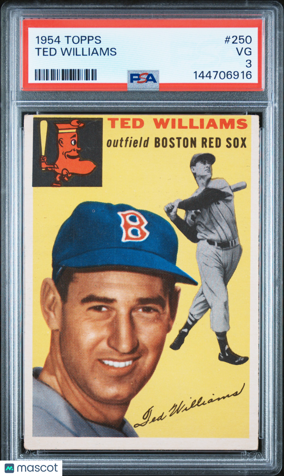 1954 Topps Ted Williams PSA 3