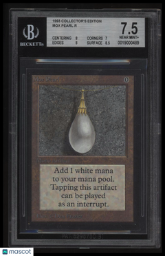 1993 Magic: The Gathering Collector's Edition Mox Pearl R BGS 7.5