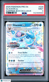 2025 Pokemon Pre En-Prismatic Evolutions Glaceon Ex Surprise Box Exclusive PSA 9
