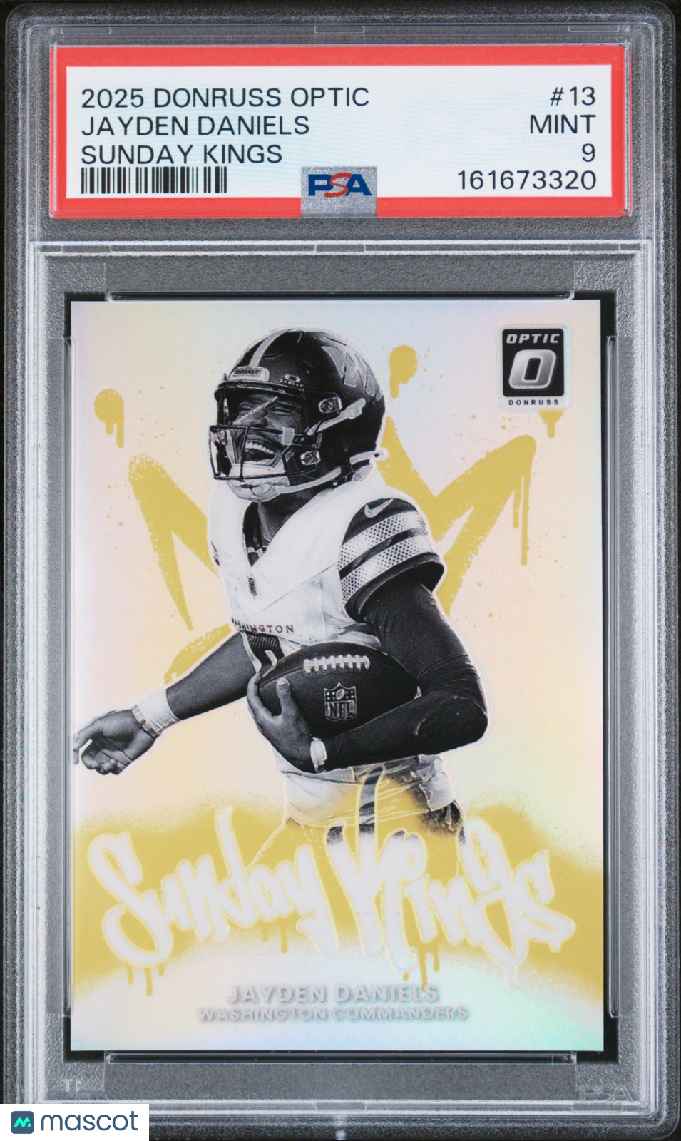 2025 Panini Donruss Optic Sunday Kings Jayden Daniels PSA 9