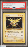 1999 Pokemon Game Zapdos-Holo PSA 5
