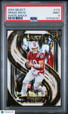2024 Panini Select Drake Maye White Shock PSA 9