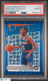 2020 Panini Donruss Optic Immanuel Quickley Blue Velocity PSA 10