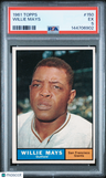 1961 Topps Willie Mays PSA 5