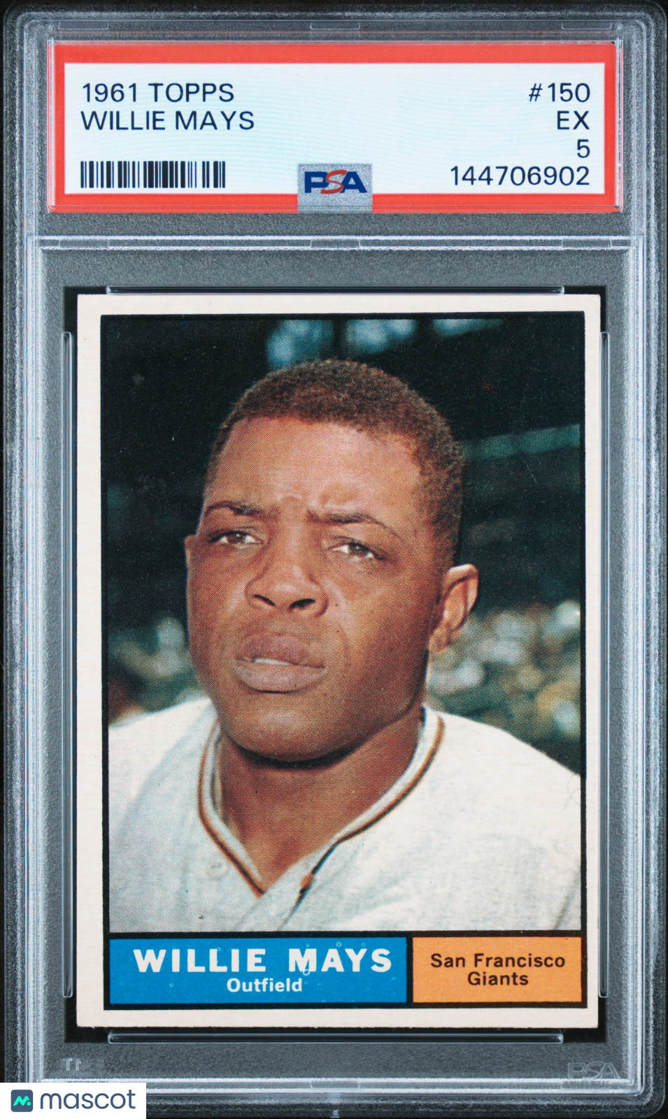 1961 Topps Willie Mays PSA 5