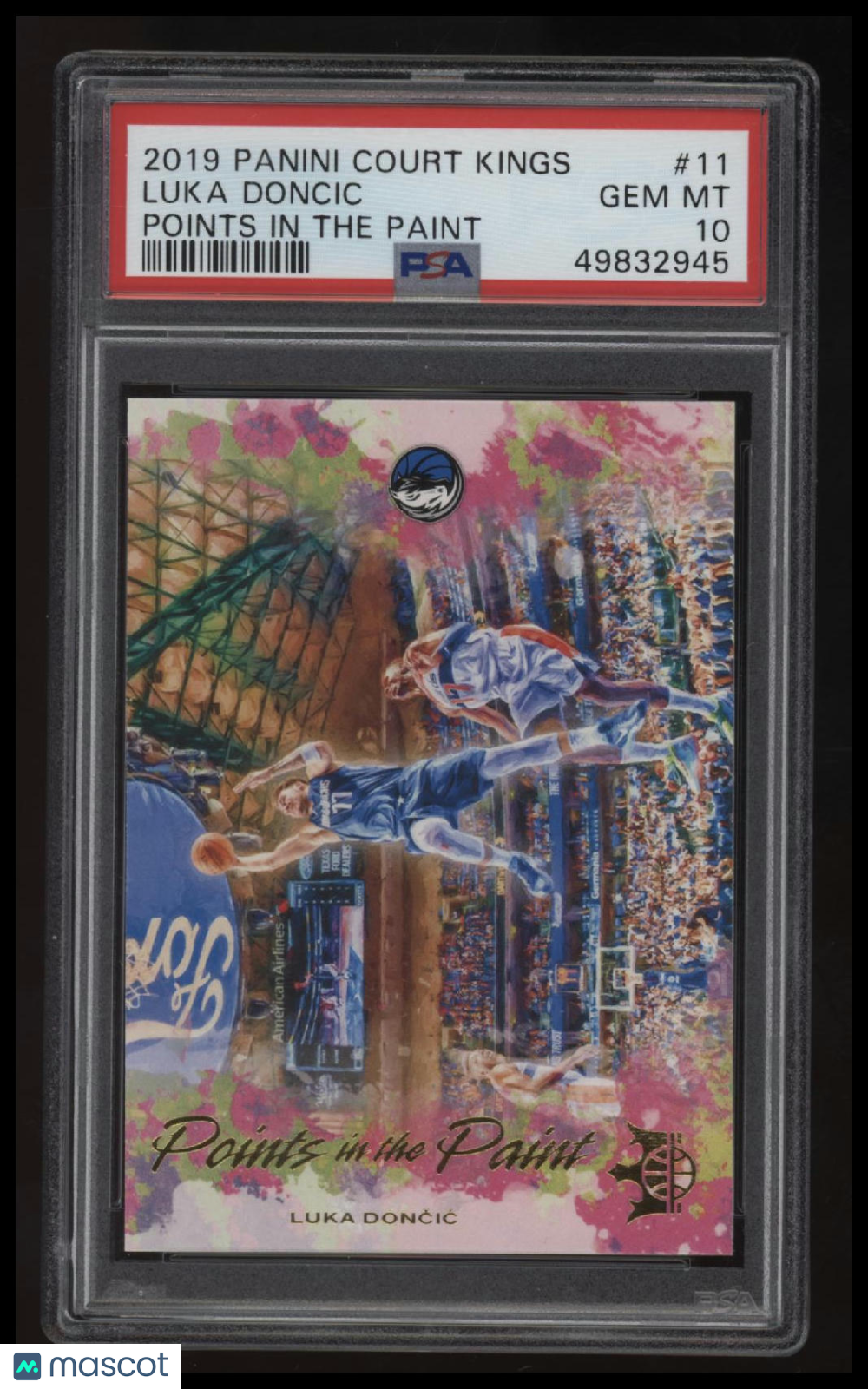 2019 Panini Court Kings Points In The Paint Luka Doncic PSA 10