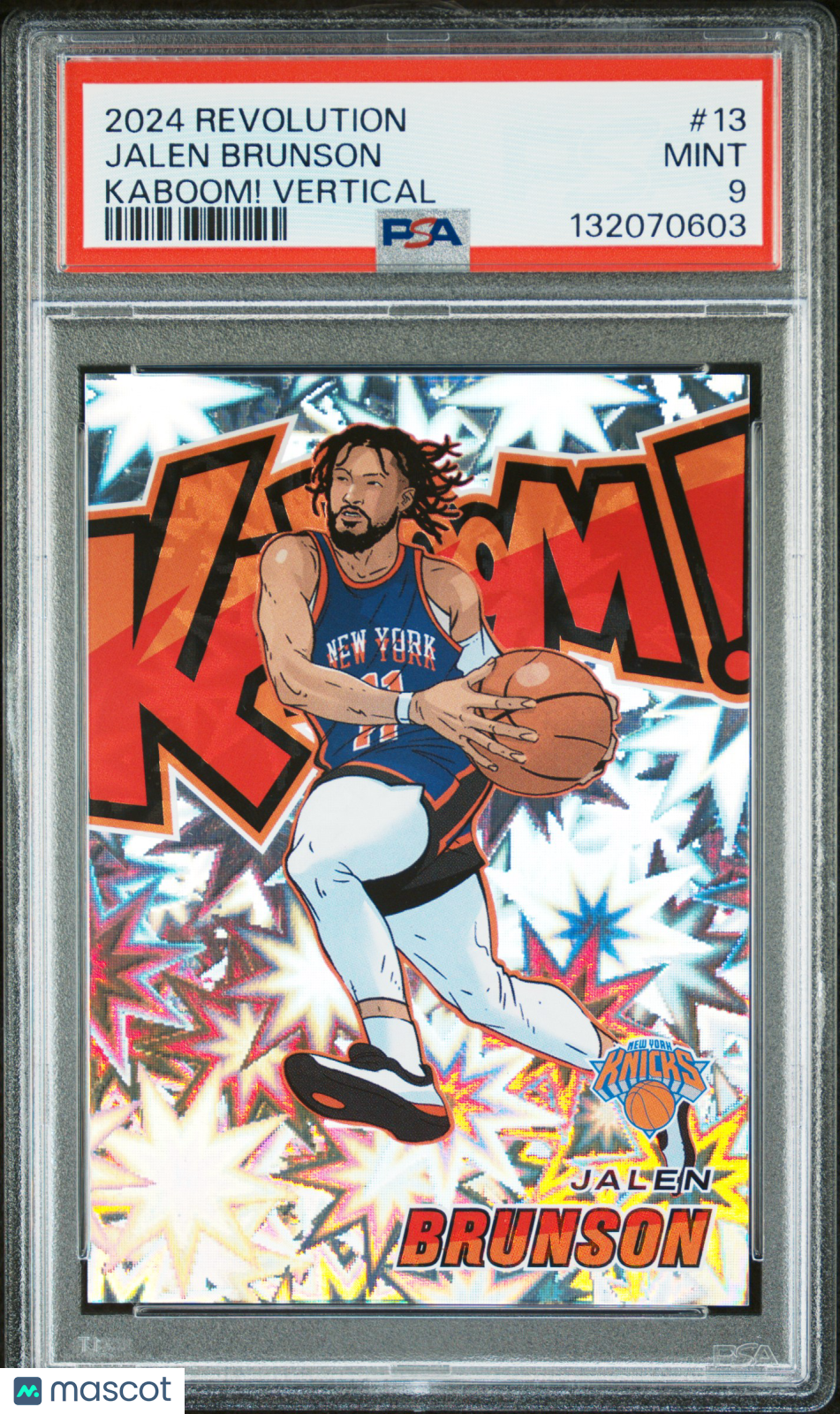 2024 Panini Revolution Kaboom! Vertical Jalen Brunson PSA 9