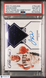 2021 Panini Flawless Flawless 75th Team Auto Jason Kidd Amethyst PSA 8