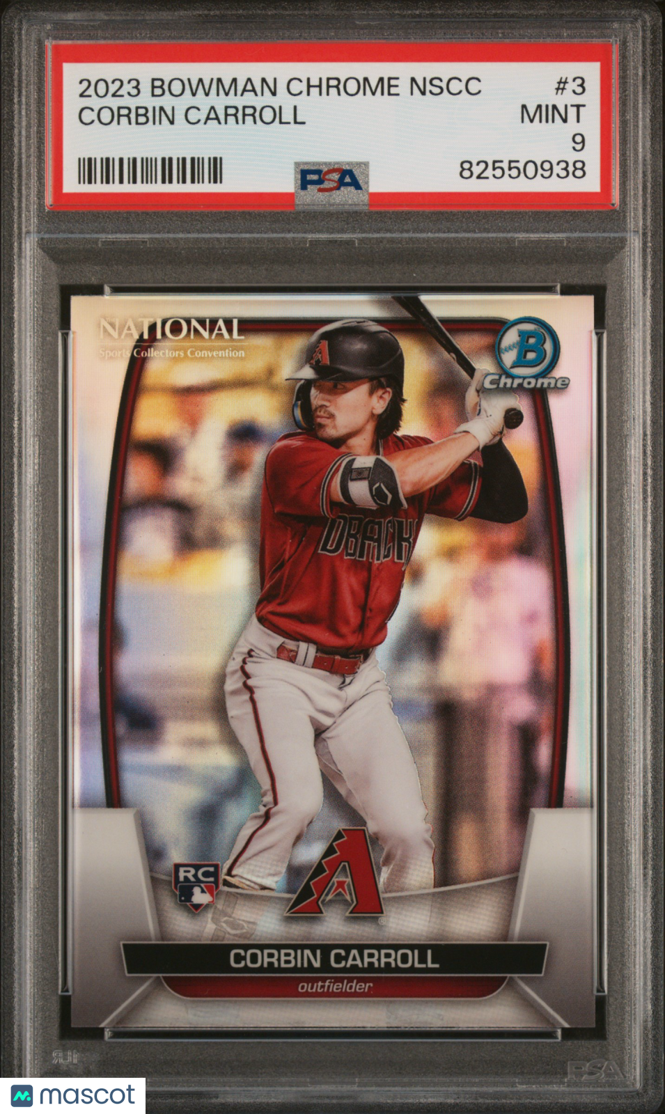 2023 Bowman Chrome National #3 Corbin Carroll PSA 9