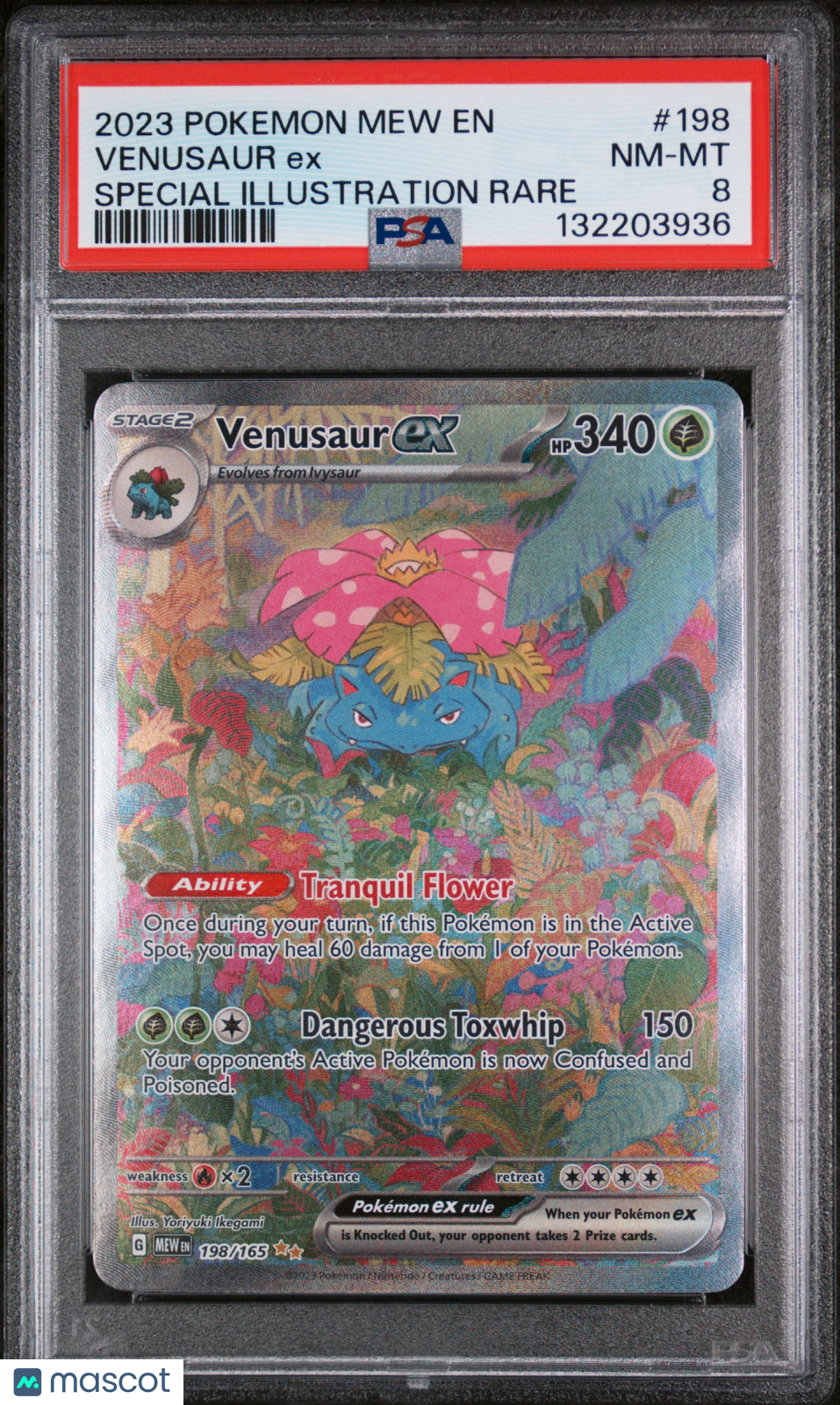 2023 Pokemon Mew En-151 Venusaur Ex Special Illustration Rare PSA 8 2023 Pokemon Mew En-151 Venusaur Ex Special Illustration Rare PSA 8