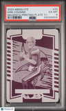 2023 Panini Absolute Kirk Cousins Magenta Printing Plate 1/1 PSA 6