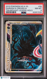 2010 Pokemon Heartgold & Soulsilver Triumphant Darkrai & Cresselia Holo PSA 8