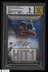 2023 Topps Luminaries Hit Kings Autograph Relics Blue Corbin Carroll BGS 9.0
