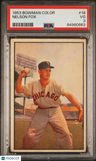 1953 Bowman Color #18 Nelson Fox PSA 3