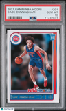 2021 Panini NBA Hoops Cade Cunningham PSA 10 71737831