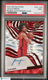 2021 Panini Revolution Rookie #RA-JGR Jalen Green Rookie Autograph-Asia PSA 9