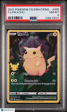 2021 Pokemon Celebrations Fa/Pikachu PSA 8