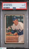 1952 Bowman Pee Wee Reese PSA 4