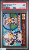 2014 Pokemon Scrap Pikachu Belle Pikachu PSA 9