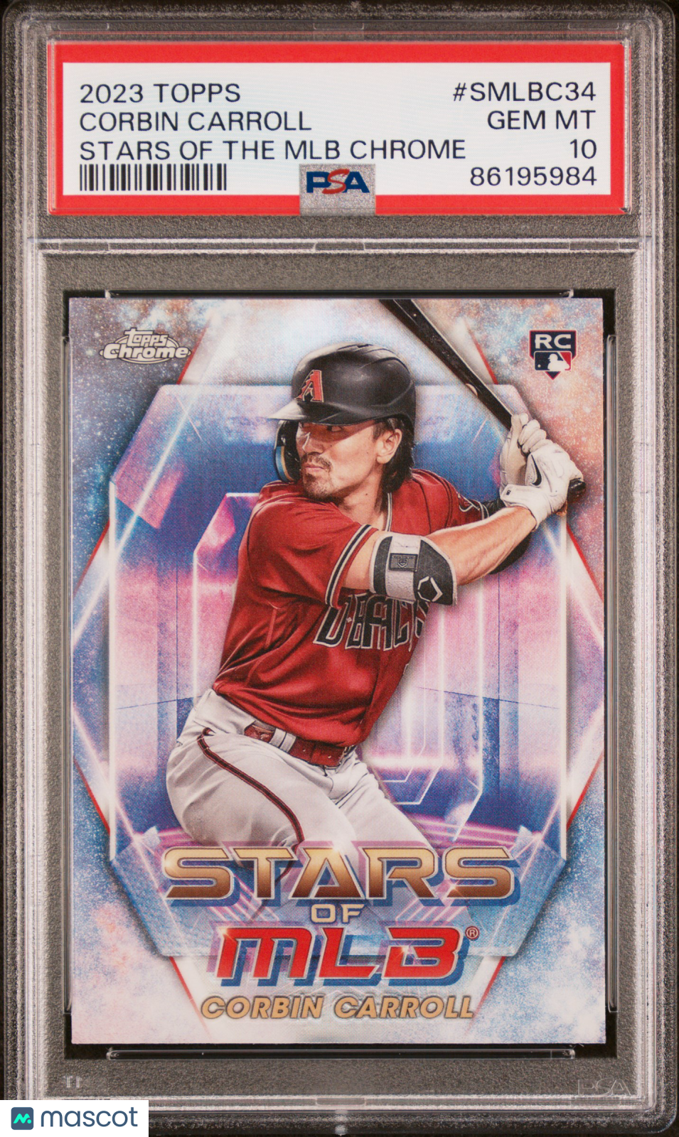 2023 Topps Stars Of The Mlb Chrome Corbin Carroll Stars Of The Mlb Chrome PSA 10