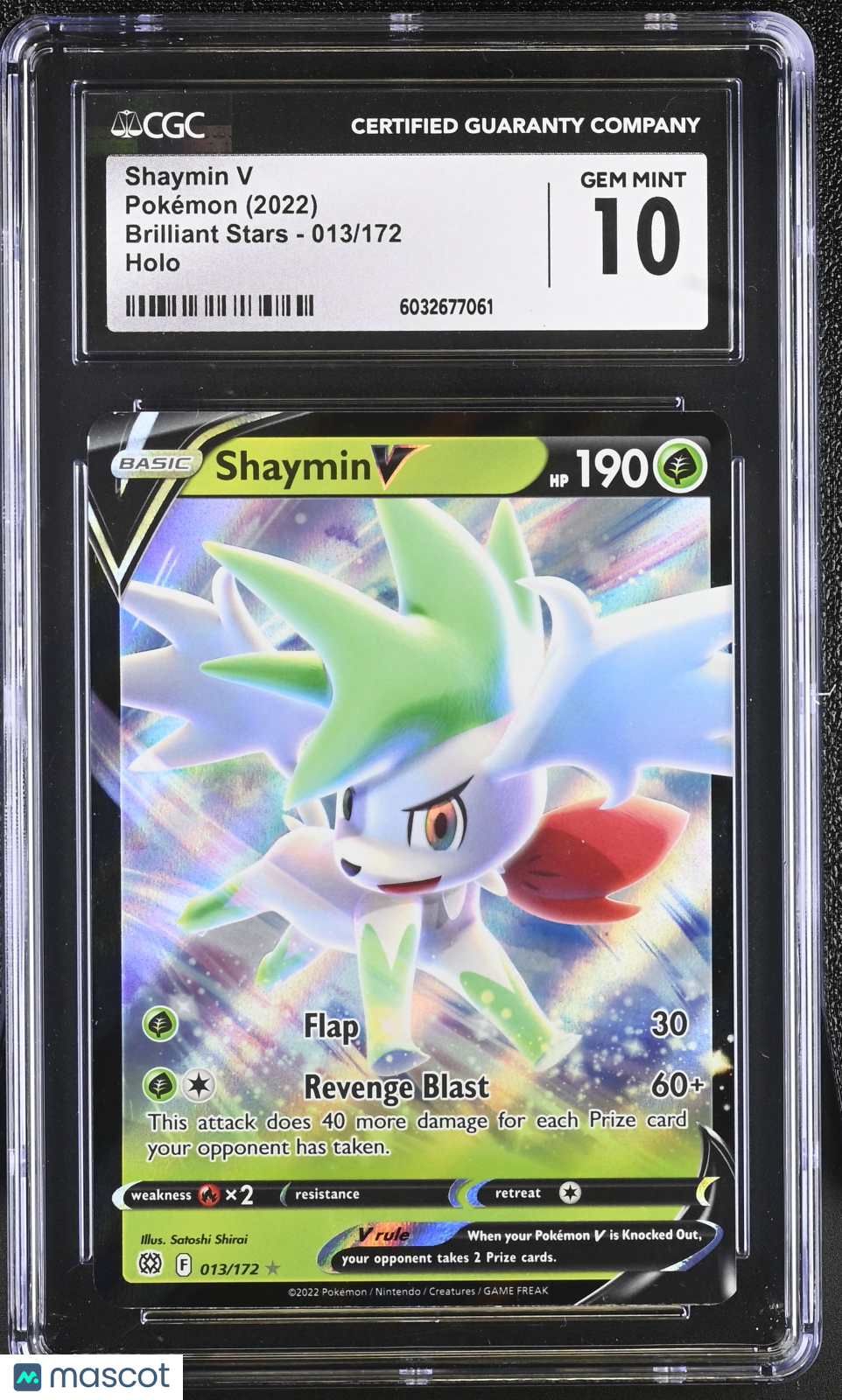 2022 Brilliant Stars Shaymin V CGC 10