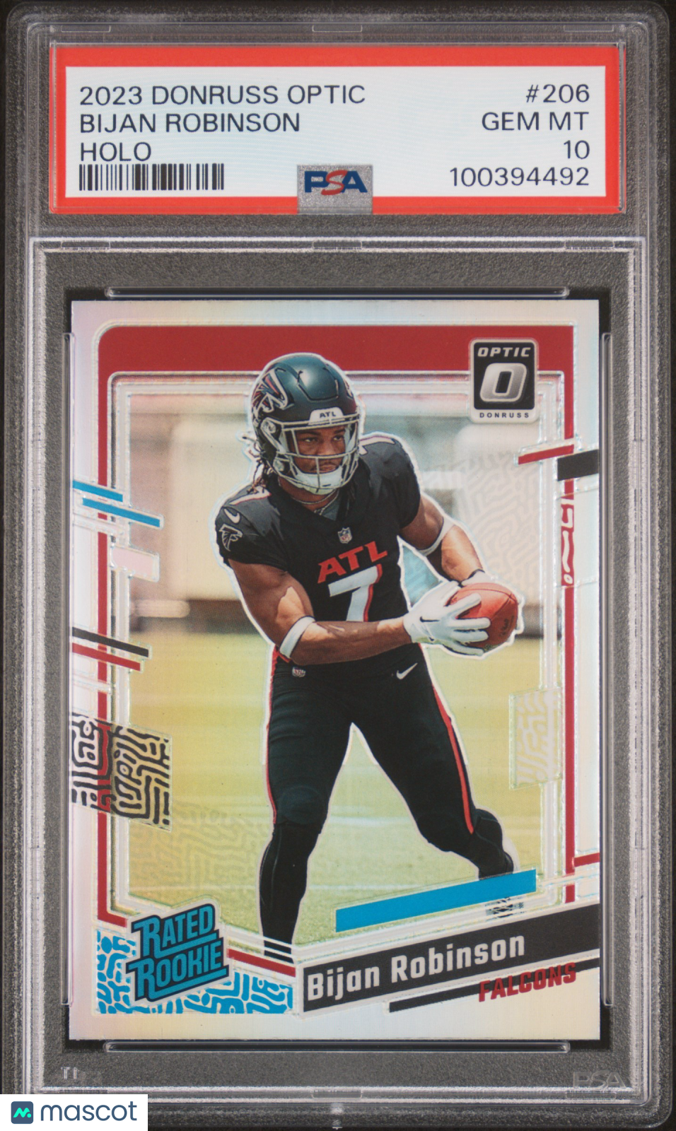 2023 Panini Donruss Optic Bijan Robinson Holo PSA 10