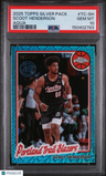 2025 Topps Silver Pack Chrome Basketball Scoot Henderson Aqua PSA 10