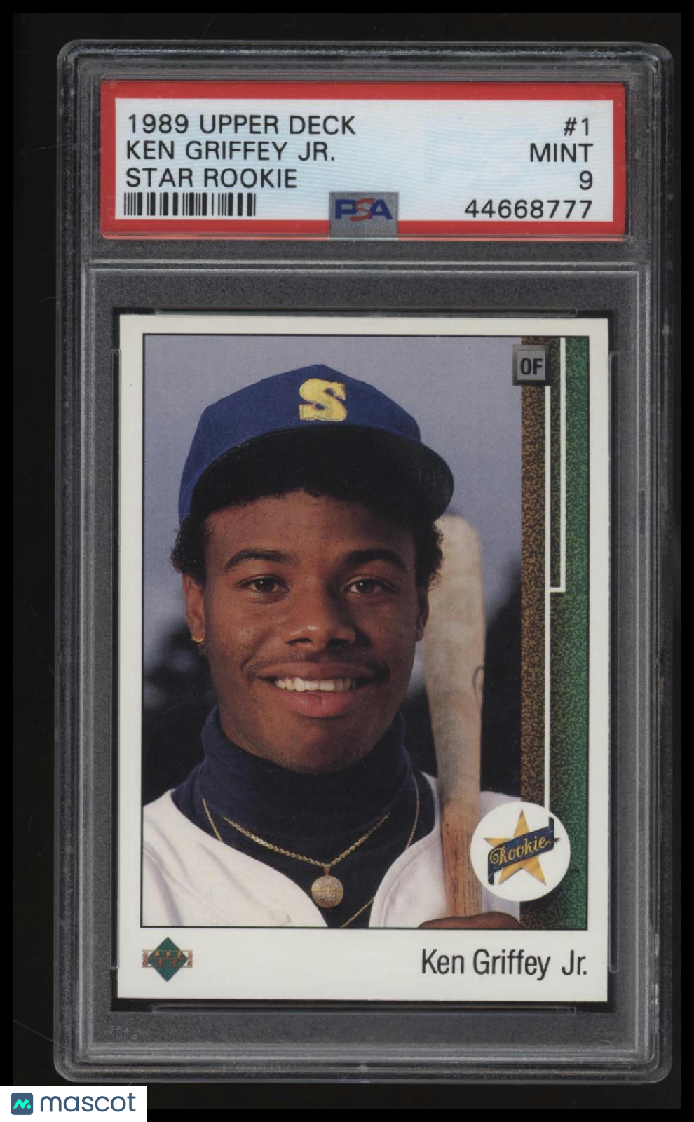 1989 Upper Deck Ken Griffey Jr. Star Rookie PSA 9