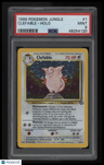 1999 Pokemon Jungle Clefable-Holo PSA 9