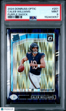 2024 Panini Donruss Optic Caleb Williams Purple Shock PSA 9