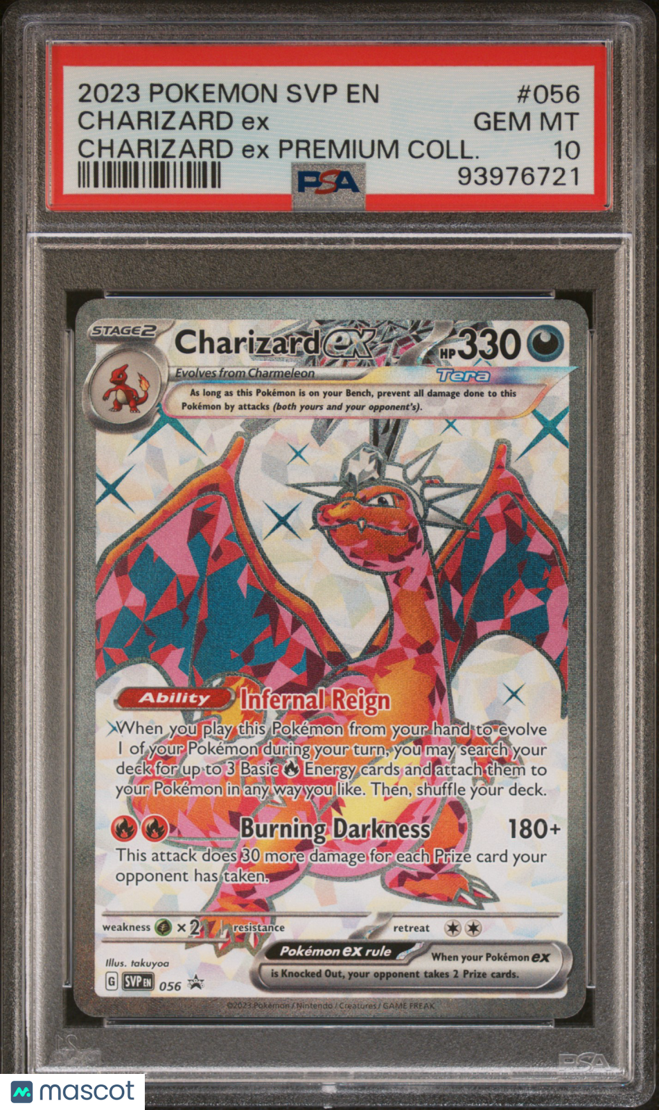 2023 Pokemon Black Star Promo Charizard Ex Charizard Ex Premium Coll. PSA 10