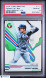 2024 Topps Pristine Shohei Ohtani Green Refractor PSA 10