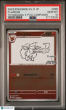 2023 Pokemon Japanese Sv-P Promo Flareon Yu Nagaba X Pcg Campaign PSA 10