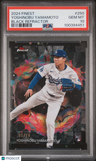 2024 Topps Finest Yoshinobu Yamamoto Black Refractor PSA 10