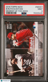 2018 Topps Now Moment Of The Week B.Ruth/S.Ohtani Moment Of The Week PSA 9
