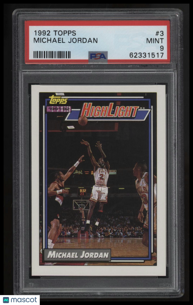 1992 Topps Michael Jordan PSA 9
