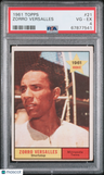 1961 Topps Zorro Versalles PSA 4