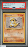 1999 Pokemon Game Sandshrew PSA 9