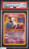 2000 Pokemon Promo Black Star Mew Promo-Pokemon League PSA 9 88783449