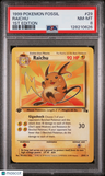 1999 Pokemon Fossil Raichu 1st Edition PSA 8