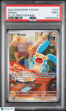 2023 Pokemon Par En-Paradox Rift Minun Illustration Rare PSA 9