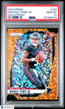 2024 Panini Prizm Michael Penix Jr. Disco Prizm PSA 10