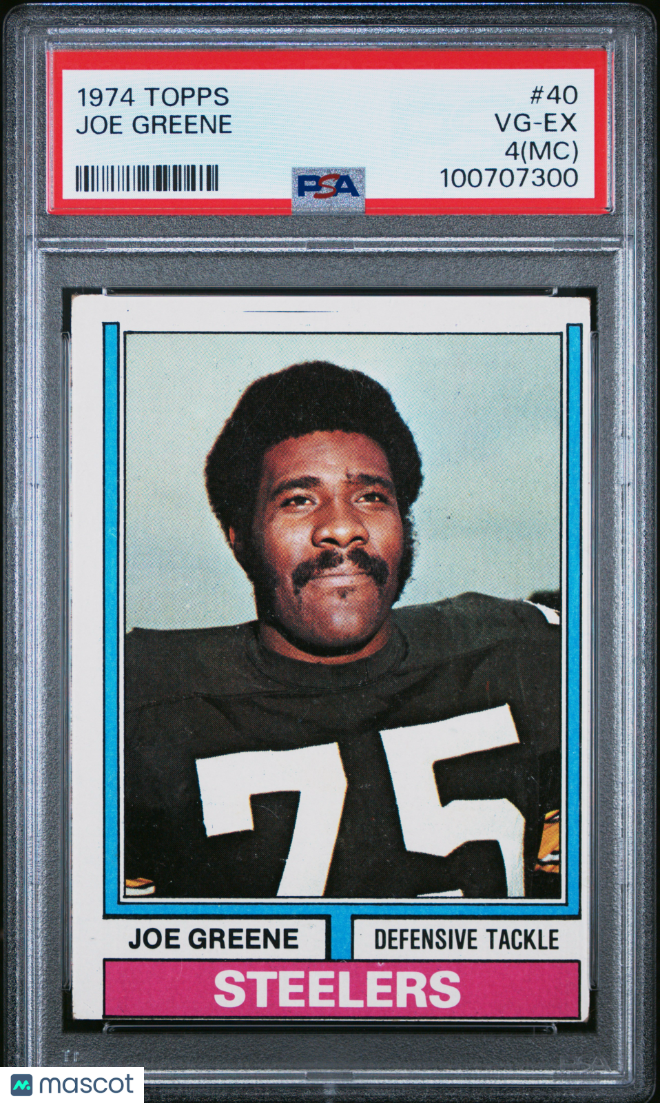 1974 Topps Joe Greene PSA 4