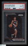 2018 Panini Prizm Anfernee Simons PSA 10