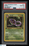 1999 Pokemon Fossil Arbok 1st Edition PSA 10