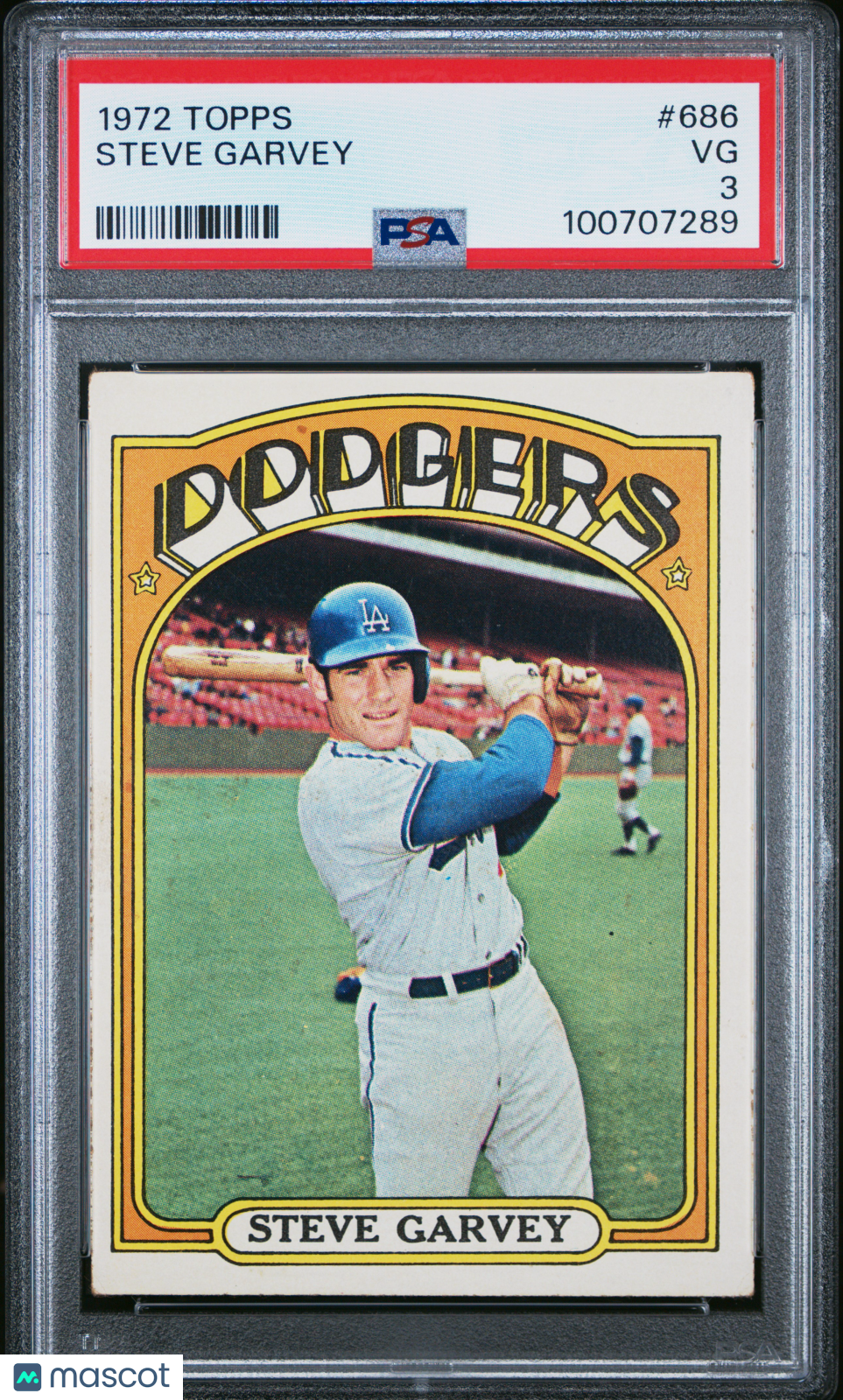 1972 Topps Steve Garvey PSA 3