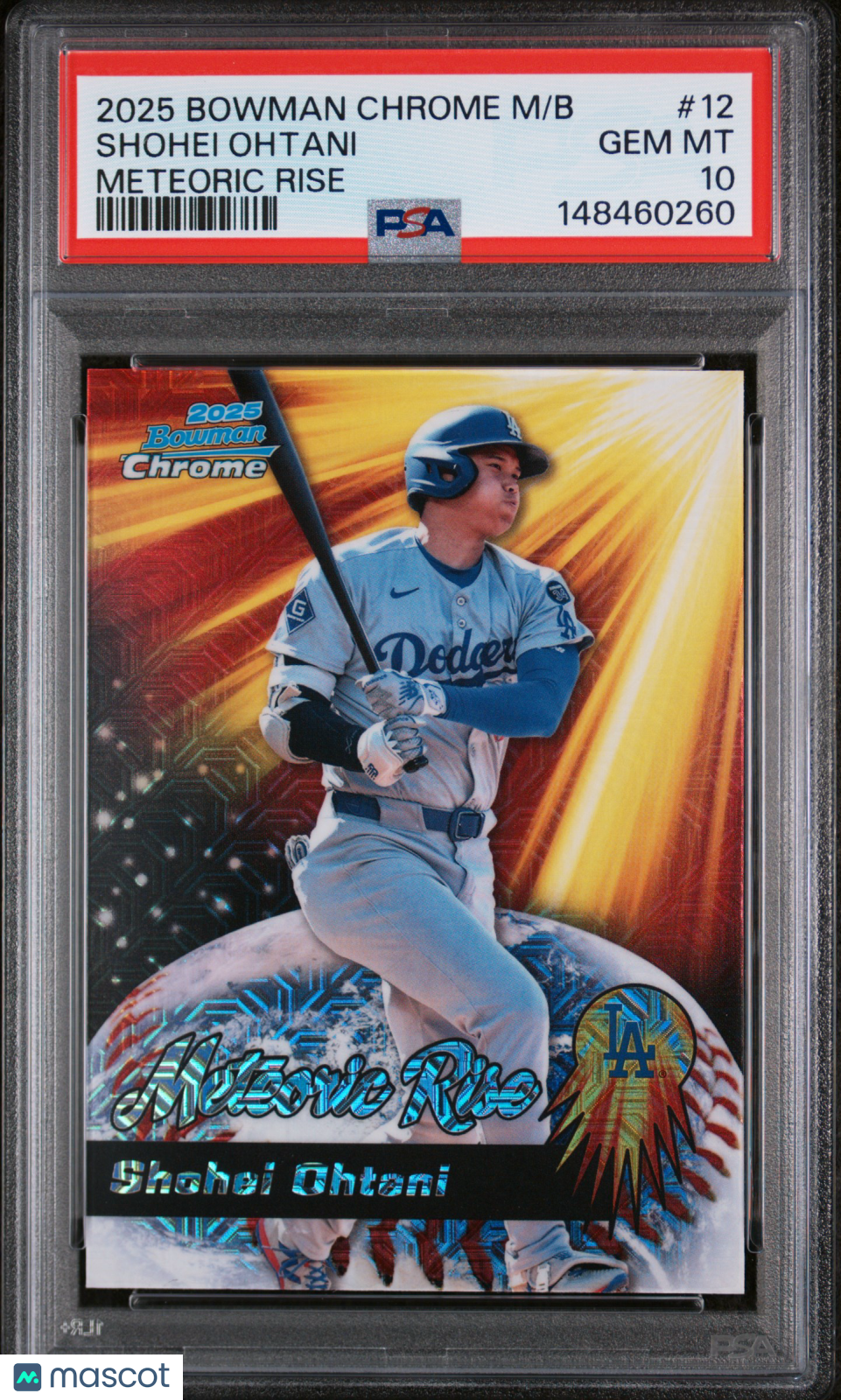 2025 Bowman Chrome Mega Box Meteoric Rise Shohei Ohtani PSA 10