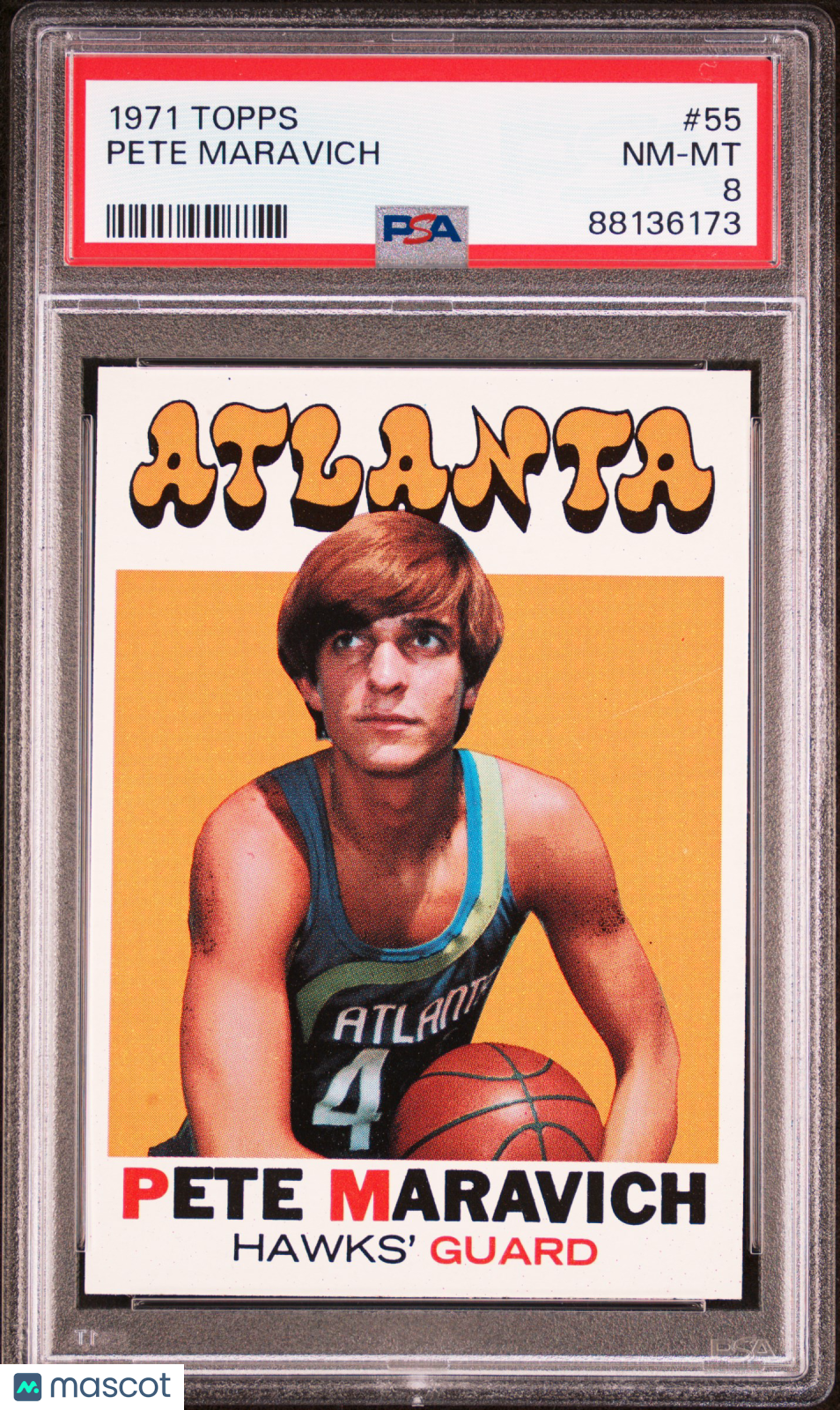 1971 Topps Pete Maravich PSA 8