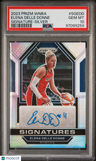 2023 Panini Prizm Wnba Signatures Elena Delle Donne Signature-Silver PSA 10